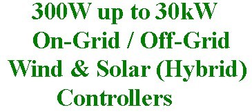 300W to 30kW Wind & Solar (Hybrid) Controller