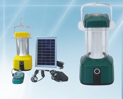 Solar Camping Lantern (HT-309 blue & red)